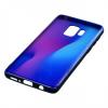 Силиконов калъф / гръб / TPU за Samsung Galaxy S9 G960 - преливащ / синьо и розово