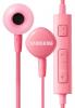 Оригинални стерео слушалки / Stereo Headset / Integrated Microphone HS330 за Samsung - цикламен / 3.5 mm