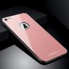 Луксозен стъклен твърд гръб за Apple iPhone 6 / iPhone 6S - Rose Gold