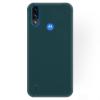 Силиконов калъф / гръб / TPU за Motorola Moto E7 Power / Moto E7i Power - маслено зелен / мат