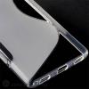 Силиконов калъф / гръб / TPU S Line за Huawei Ascend P8 - прозрачен
