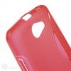 Силиконов калъф / гръб / TPU S-Line за HTC Desire 516 / D516w - червен