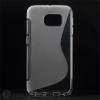 Силиконов калъф / гръб / TPU S-Line за Samsung Galaxy S6 G920 - прозрачен
