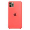 Оригинален гръб Silicone Cover за Apple iPhone 12 Mini 5.4" - корал / лого