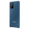 Оригинален гръб Silicone Cover за Samsung Galaxy S20 Ultra - тъмно син