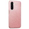 Силиконов калъф / гръб / кейс за Samsung Galaxy A17 - розов / брокат