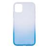 Силиконов калъф / гръб / TPU Ombre Case за iPhone 13 Pro Max - преливащ / прозрачно и синьо