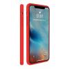 Силиконов калъф / кейс / Nano TPU за Apple iPhone 16e - червен гръб със защита за камерата