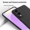 Силиконов калъф / гръб / TPU кейс за Samsung Galaxy S25 Edge - черен гръб със защита за камерата
