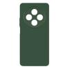 Силиконов калъф / гръб / TPU кейс за Xiaomi Redmi 14C - тъмнозелен кейс със защита за камерата