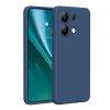 Силиконов калъф / кейс за Xiaomi Redmi 17 - тъмносин гръб със защита за камерата