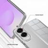 Луксозен силиконов калъф / кейс / Crystal Case TPU за Samsung Galaxy A37 - прозрачен / брокат