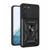 Силиконов твърд гръб TPU кейс Slide Camera Case Magnetic Finger Ring Car Holder за Samsung Galaxy A15 4G / 5G