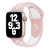 Силиконова каишка на дупки за Apple Watch 38мм / 40мм - розова