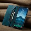 Луксозен кожен калъф Flip тефтер Autspace със стойка за Huawei Pura 70 Ultra - тюркоаз