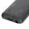 Калъф батерия 2200mAh за Apple iPhone 5 / 5S - черен мат