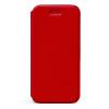 Кожен калъф Flip тефтер Flexi със стойка за Huawei P Smart 2021 - червен