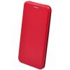 Луксозен кожен калъф Flip тефтер със стойка OPEN за Huawei P20 Lite - червен / гланц