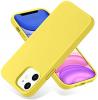 Луксозен силиконов калъф / гръб / TPU Soft Jelly Case за Apple iPhone 12 /12 Pro 6.1'' - Жълт