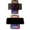Privacy 5D full cover Tempered glass Full Glue screen protector Samsung Galaxy A16 / Privacy Извит стъклен скрийн протектор с лепило от вътрешната страна за Samsung A16 - черен / прозрачен