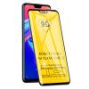 9D full cover Tempered glass Full Glue screen protector Huawei P40 Lite E / Извит стъклен скрийн протектор с лепило от вътрешната страна за Huawei P40 Lite E - черен