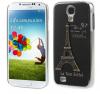 Луксозен твърд гръб / капак / 3D за Samsung Galaxy S4 I9500 / Samsung S4 I9505 / Samsung S4 i9515 - La Tour Eiffel / черен 