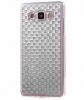 Силиконов калъф / гръб / TPU за Samsung Galaxy S3 I9300 / Samsung S3 Neo i9301 - сребрист с камъни