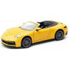 Метална кола с отварящи се врати, светлини и звуци PORSCHE 911 CARRERA CABRIOLET 1:32 - жълт