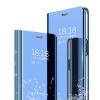Луксозен калъф Clear View Cover с твърд гръб за Huawei P30 - син