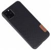 Луксозен силиконов калъф / гръб / TPU G-Case Dark Series за Apple iPhone 12 /12 Pro 6.1'' - черен / Carbon