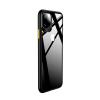 Луксозен гръб USAMS Janz Series за Apple iPhone 11 - прозрачен / черен кант