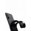 Луксозен силиконов гръб USAMS Muze Series за Apple iPhone X - черен