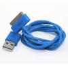 USB кабел за Apple iPhone 4 / 4s - син