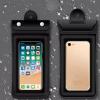 Универсален водоустойчив калъф Waterproof Case за мобилен телефон 6.5-6.8" инча - черен