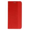 Кожен калъф Sensitive Book със стойка за Samsung Galaxy A20e - червен
