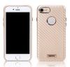 Оригинален гръб REMAX Carbon Series за Apple iPhone 7 - златен / карбон