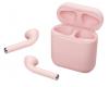 Безжични Bluetooth 5.0 слушалки i12 TWS / In-ear с тъч контрол - розови