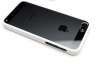 Силиконов калъф с твърд гръб за Apple iPhone 5 - с бял кант