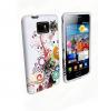 Силиконов калъф / гръб / TPU за Samsung Galaxy S2 i9100 / Samsung Galaxy SII Plus I9105 - цветни цветя