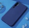 Силиконов калъф / гръб / TPU за Xiaomi Mi Note 10 - тъмно син / мат