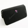 Кожен калъф Flip тефтер Flexi със стойка за Apple iPhone 7 Plus - черен