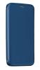 Луксозен кожен калъф Flip тефтер със стойка OPEN за Samsung Galaxy S10 Lite A91 - тъмно син