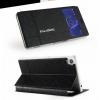 Луксозен кожен калъф S-View тефтер Kalaideng ICELAND със стойка за Sony Xperia Z3 - черен