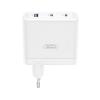 Зарядно устройство адаптер 100W 2x USB-C 1x USB XO CE35 PD