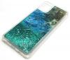 Луксозен силиконов калъф / гръб / tpu 3D Water Case със стойка за Samsung Galaxy A71 - мрамор / зелен брока