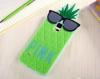 Силиконов калъф / гръб / TPU 3D за Samsung Galaxy Note 4 N920 / Galaxy Note 4 - pineapple / зелен ананас