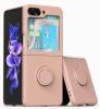 Силиконов твърд гръб TPU кейс / Case Magnetic Finger Ring Car Holder за Samsung Galaxy Z Flip 5 - телесен